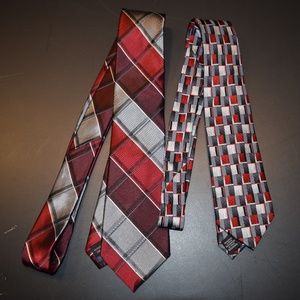 Set of Red Ties(JOE Joseph Aboud and Dockers)